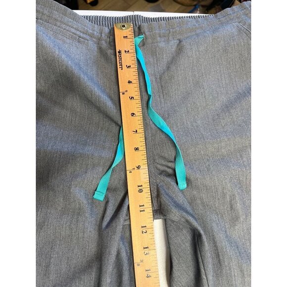 FIGS Yola Skinny Scrub Pants Graphite Gray Womens Large Tall TW2000T Nurse - Picture 5 of 8